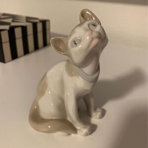 Porcelain Cat Figurine